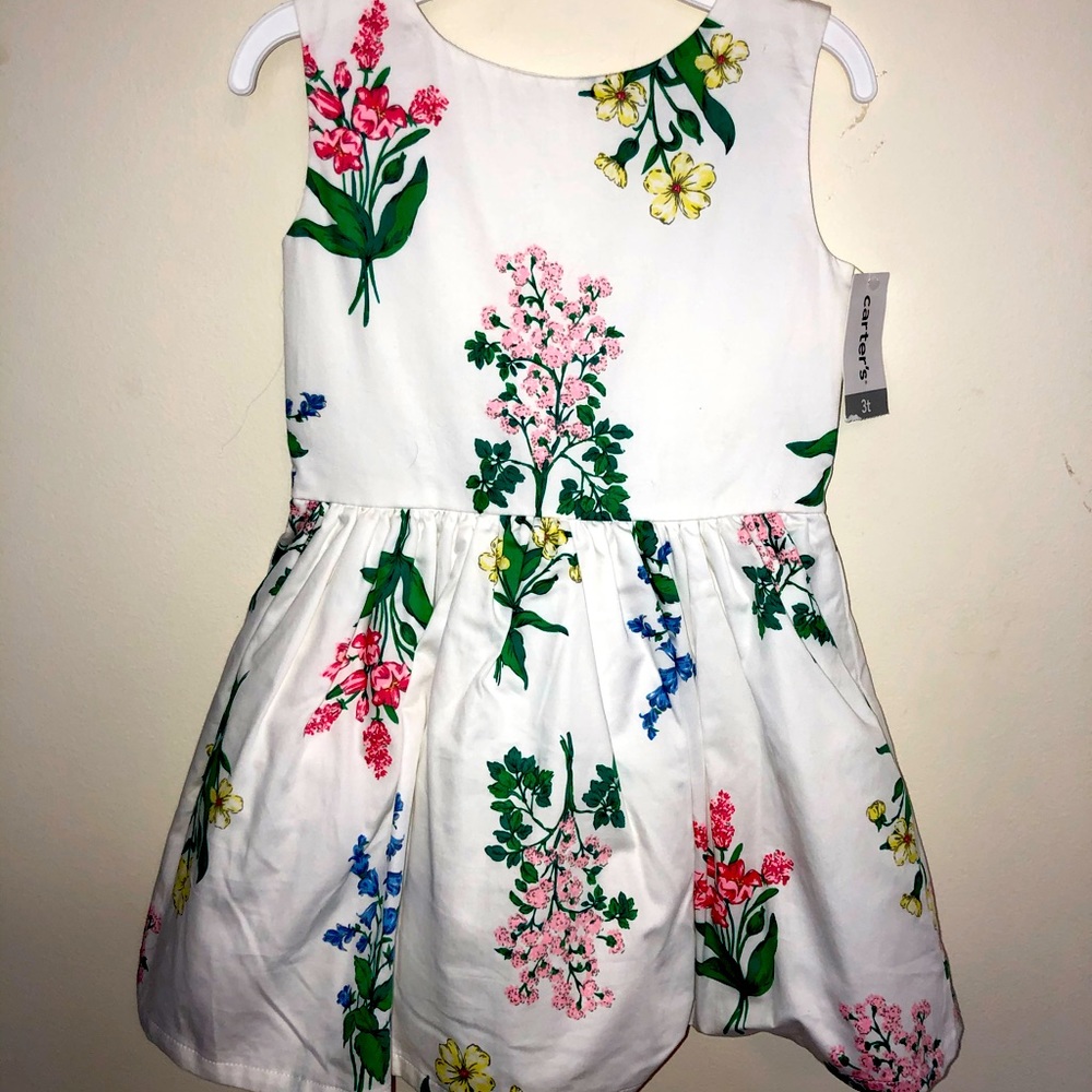 New Carter’s Girls Easter Spring Dress Size 3T